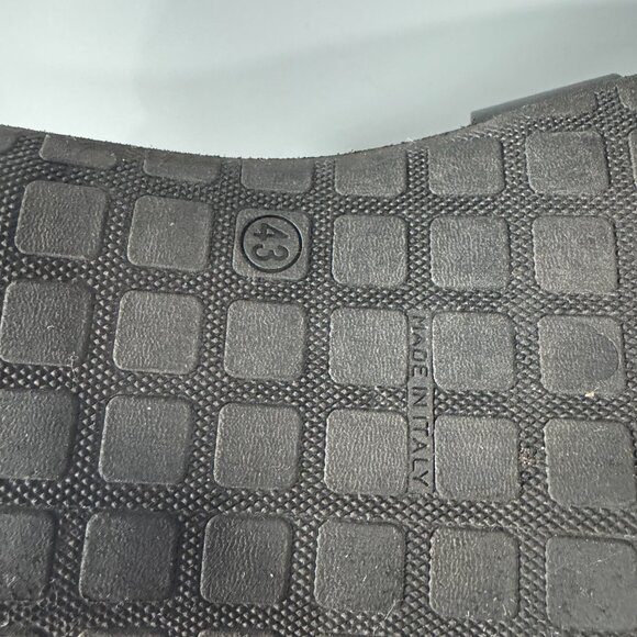 Brador Made in Italy Black Leather Strappy Sandals, Size 43 - Picture 10 of 15